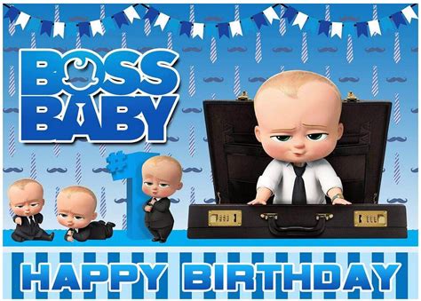 Boss Baby Photography Background Happy Birthday Photographic Studio ...