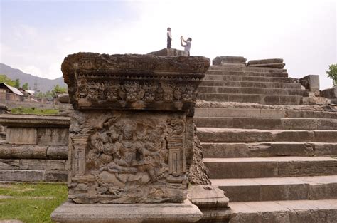 The ruins of Avantipur in Kashmir