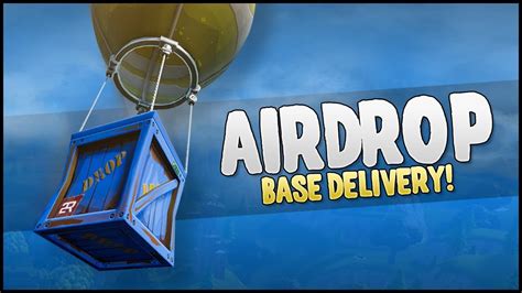AIRDROP BASE DELIVERY! (Fortnite Battle Royale) - YouTube