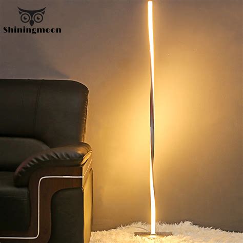 Brightech 48 Inch Helix Modern Built In LED Floor Standing Pole Lamp, Black | atelier-yuwa.ciao.jp