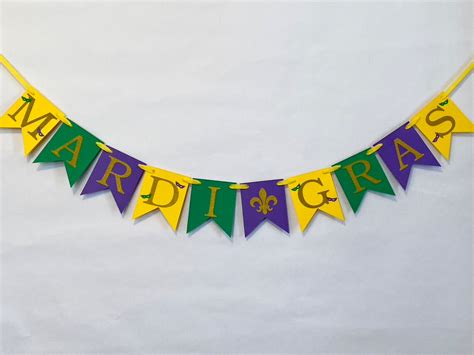 Mardi Gras Decorations Mardi Gras Banner Mardi Gras Party - Etsy