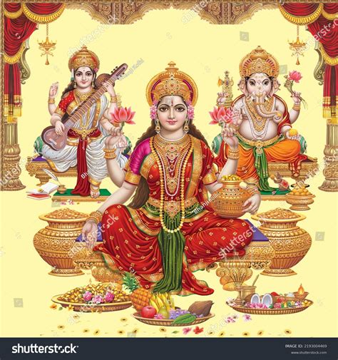 205 Lakshmi Mata Images, Stock Photos, 3D objects, & Vectors | Shutterstock