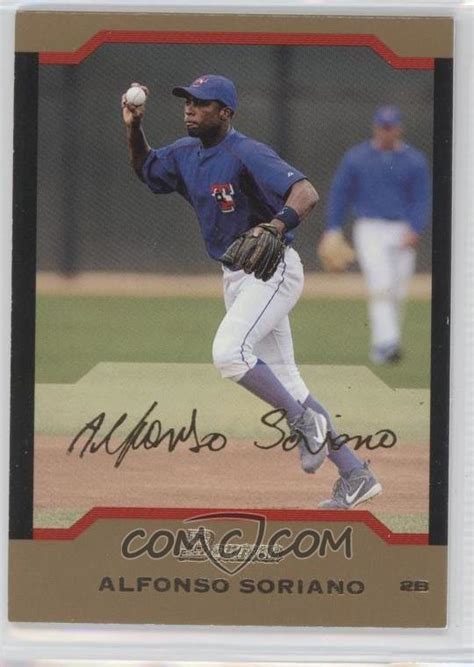 2004 Bowman - [Base] - Gold #10 - Alfonso Soriano