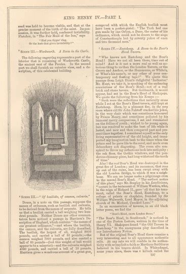 Interior of a Room at Warkworth Castle | Victorian Illustrated Shakespeare Archive