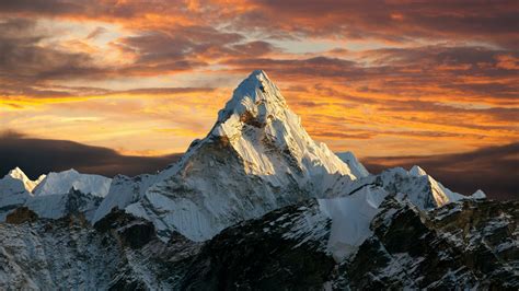 Fondos de pantalla : naturaleza, mountain top, el Monte Everest, paisaje 3840x2160 - ZajferX ...