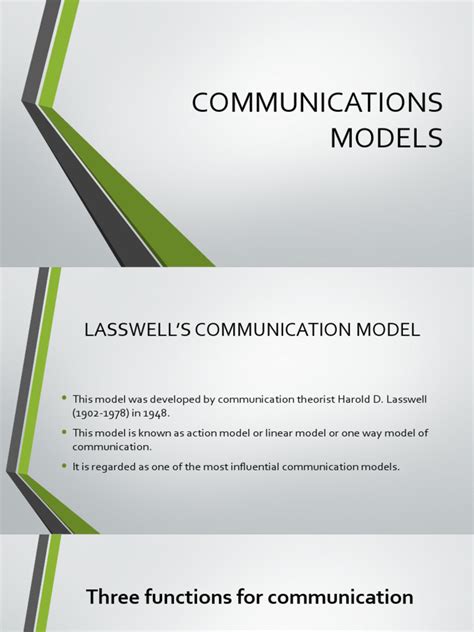 COMMUNICATIONS-MODELS | PDF | Communication | Mass Media