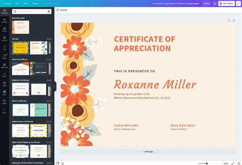 Free Certificate Maker - Create Certificates Online | Canva