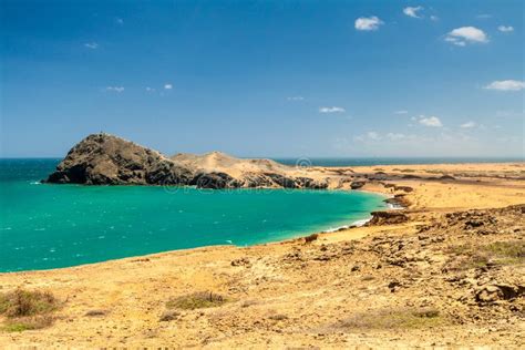 Coast of La Guajira Peninsula Stock Photo - Image of landscape, cabo ...