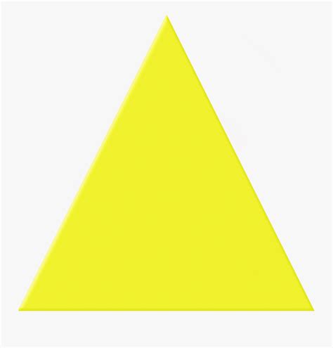 Yellow Triangle Clip Art Cfxq - Yellow Triangle Transparent Background ...