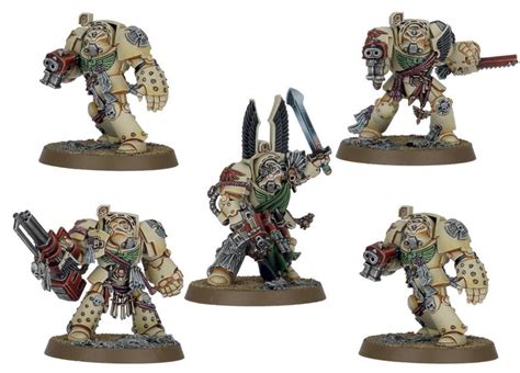 Warhammer Warhammer 40K *BITS* right 6x Dark Angels Terminator Deathwing Command Squad Arm Set ...