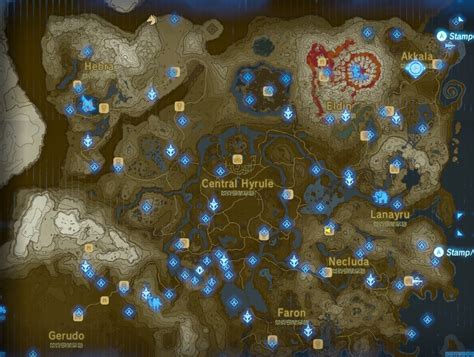 Age Of Calamity | Map - Full Map & Breath of the Wild Comparison ...