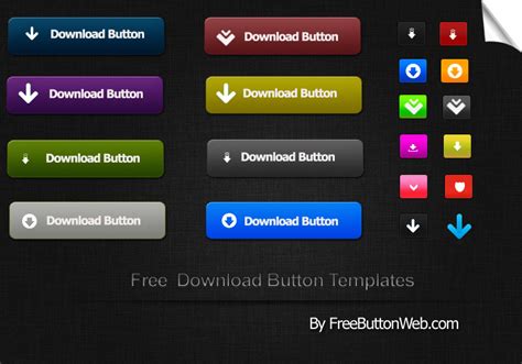 Free Psd Download Button Templates (PSD) | Official PSDs