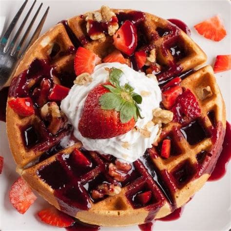 33 BEST Waffle Toppings: Sweet & Savory Ideas 🧇