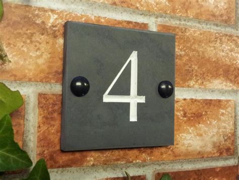 Slate House Signs with engraved House Names & Numbers