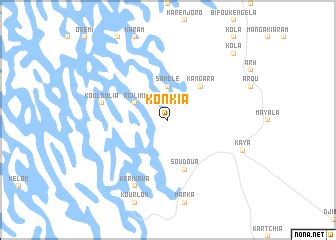 Konkia (Chad) map - nona.net