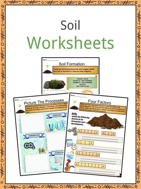 Soil Facts, Worksheets and Formation Processes For Kids