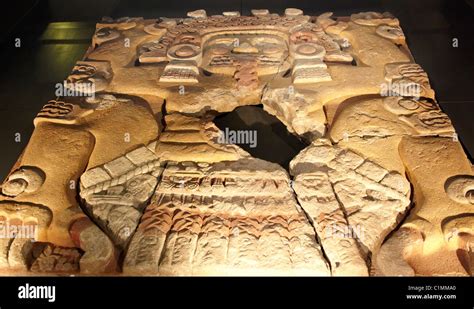 Tlaltecuhtli Sculpture Templo Mayor Museum Mexico City Mexico Stock ...