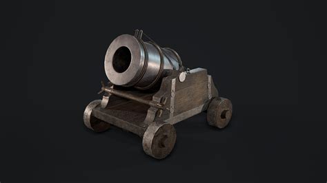 ArtStation - Cannon Mortar