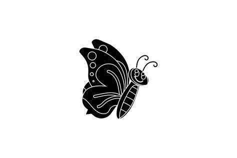 Butterfly Wings Art Silhouette Graphic by icrownstudio · Creative Fabrica