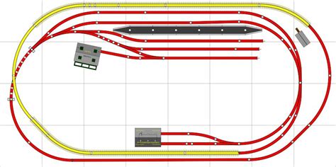 8x4 Feet Hornby Set Track & Hornby flexi-track. This is designed for use by small steam or DMU f ...