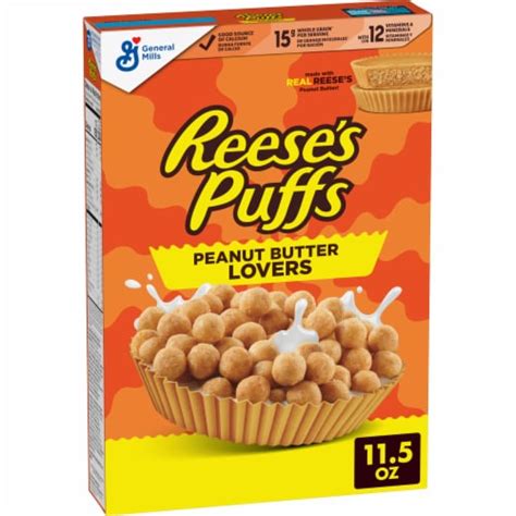 REESE’S PUFFS Peanut Butter Lovers Breakfast Cereal, 11.5 oz - Smith’s Food and Drug