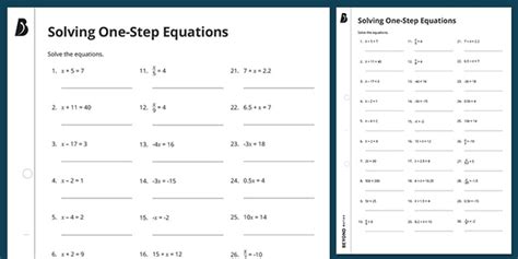 👉 Solving One-Step Equations | KS3 Maths | Beyond