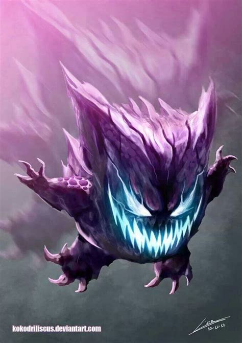 Realistic Gengar | Pokemon art, Pokemon, Ghost pokemon