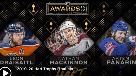 NHL News: NHL Announces The Three Hart Trophy Finalists - NHL Rumors