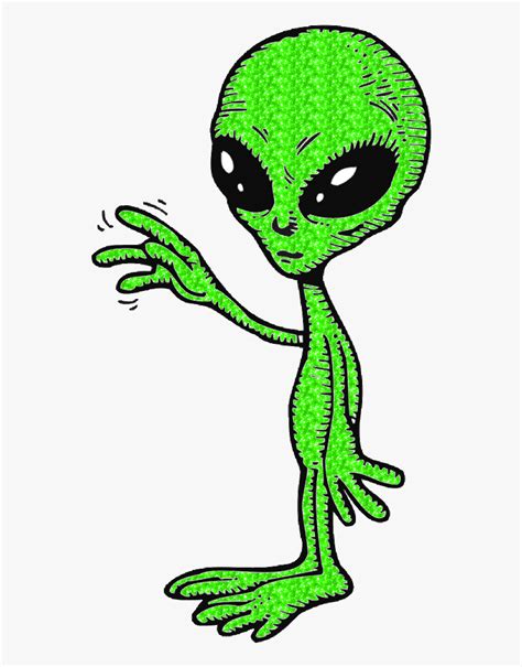 Animated Alien - Transparent Background Alien Cartoon, HD Png Download ...
