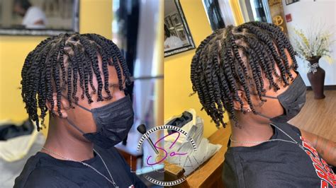 HOW TO: TWO STRAND TWIST (MALE HAIR) 🔥🔥 - YouTube