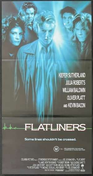 All About Movies - Flatliners Poster Original Daybill 1990 Kiefer ...