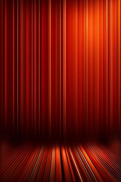 Premium Photo | Red curtain in a theater