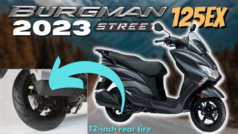 New & Improved 2023 Suzuki BURGMAN STREET 125 EX | Specs & Features na ...