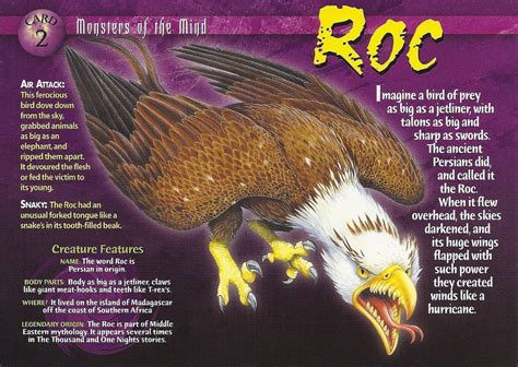 Roc - Wierd N'wild Creatures Wiki - Wikia Wild Creatures, Magical ...