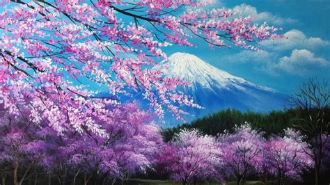 Pin by nelsonharris on art lessons | Cherry blossom painting, Cherry blossom art, Watercolor ...