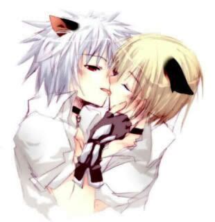 Anime Wolf boy and wolf girl kissing | Anime Amino