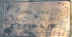 Anna Kneip (1853-1927) - Find a Grave Memorial