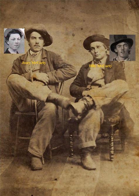 Billy and Josey McCarty / RJ Pastore Collection | Billy the kids, Old west photos, Historical photos