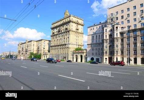 Moscow street view, Russia Stock Photo - Alamy