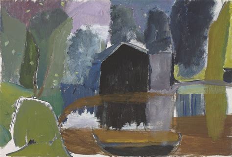 Ivon Hitchens (1893-1979) , Dark Boathouse | Christie's