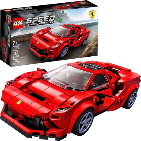 Amazon.com: LEGO Speed Champions 76895 Ferrari F8 Tributo Toy Cars for Kids, Building Kit ...