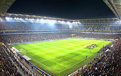 Download wallpapers Fenerbahce Stadium, match, Sukru Saracoglu Stadium ...