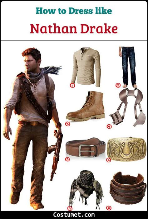 Nathan Drake (Uncharted) Costume for Halloween