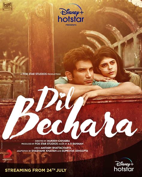 Dil Bechara - Film Cast, Release Date, Dil Bechara Full Movie Download ...