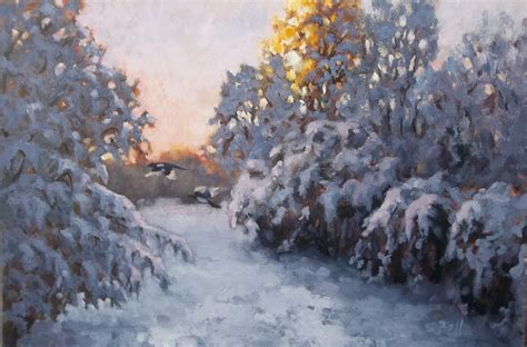 Daily Painters Of Colorado: "First Snow" Original Landscape Oil Painting by Colorado Artist ...