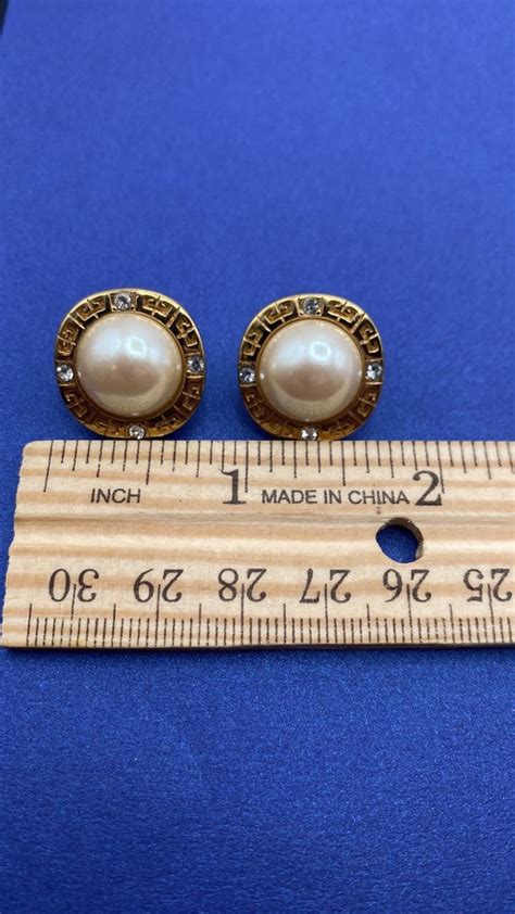 Vintage givenchy pearl earring 1980 - Gem