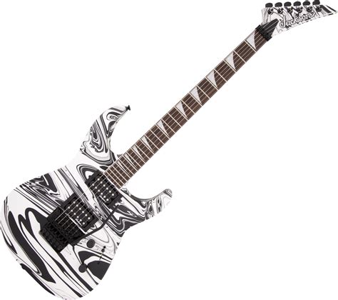 Jackson X Series Soloist SLX DX - satin white swirl Solid body electric guitar white