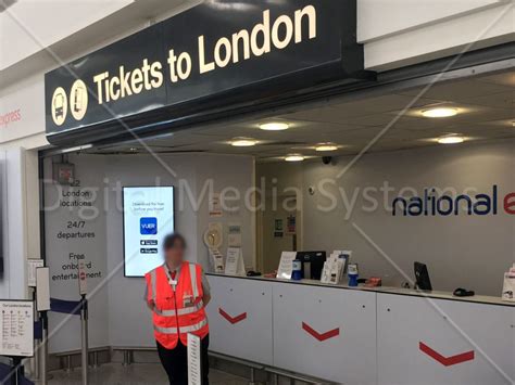 National Express - Stansted Airport. Passenger Ticket info. - Digital Media Systems