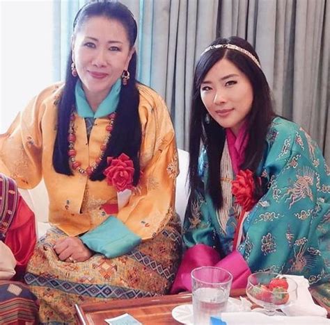 Queen Mother Ashi Tshering Yangdon and HRH Princess Ashi Dechen Yangzom ...