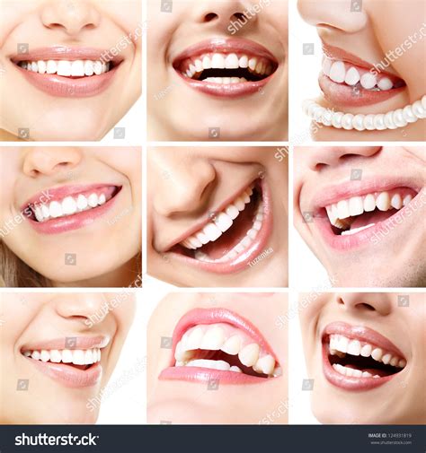 Perfect Smiles Collection Beautiful Wide Human Stock Photo 124931819 - Shutterstock